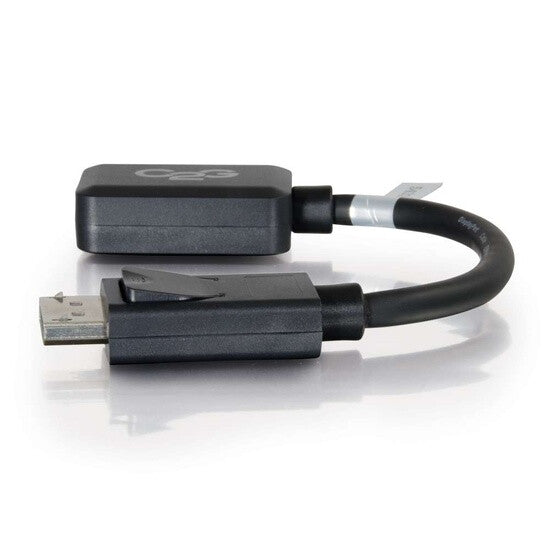 C2G 8in DisplayPort™ Male to HDMI Female Adapter Converter - Black