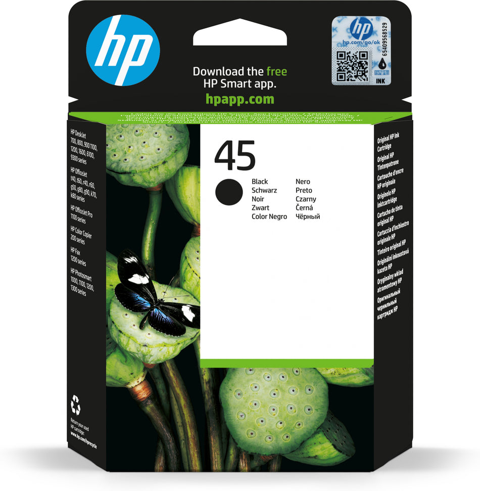 HP 45 Large Black Original Ink Cartridge