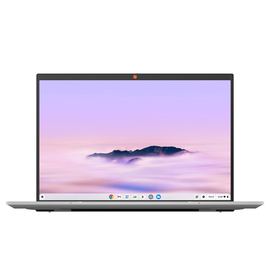 ASUS Chromebook Plus Enterprise CB54 Intel Core Ultra 5 115U 35.6 cm (14") Touchscreen WQXGA 8 GB LPDDR5x-SDRAM 256 GB SSD Wi-Fi 6E (802.11ax) ChromeOS Silver, UK