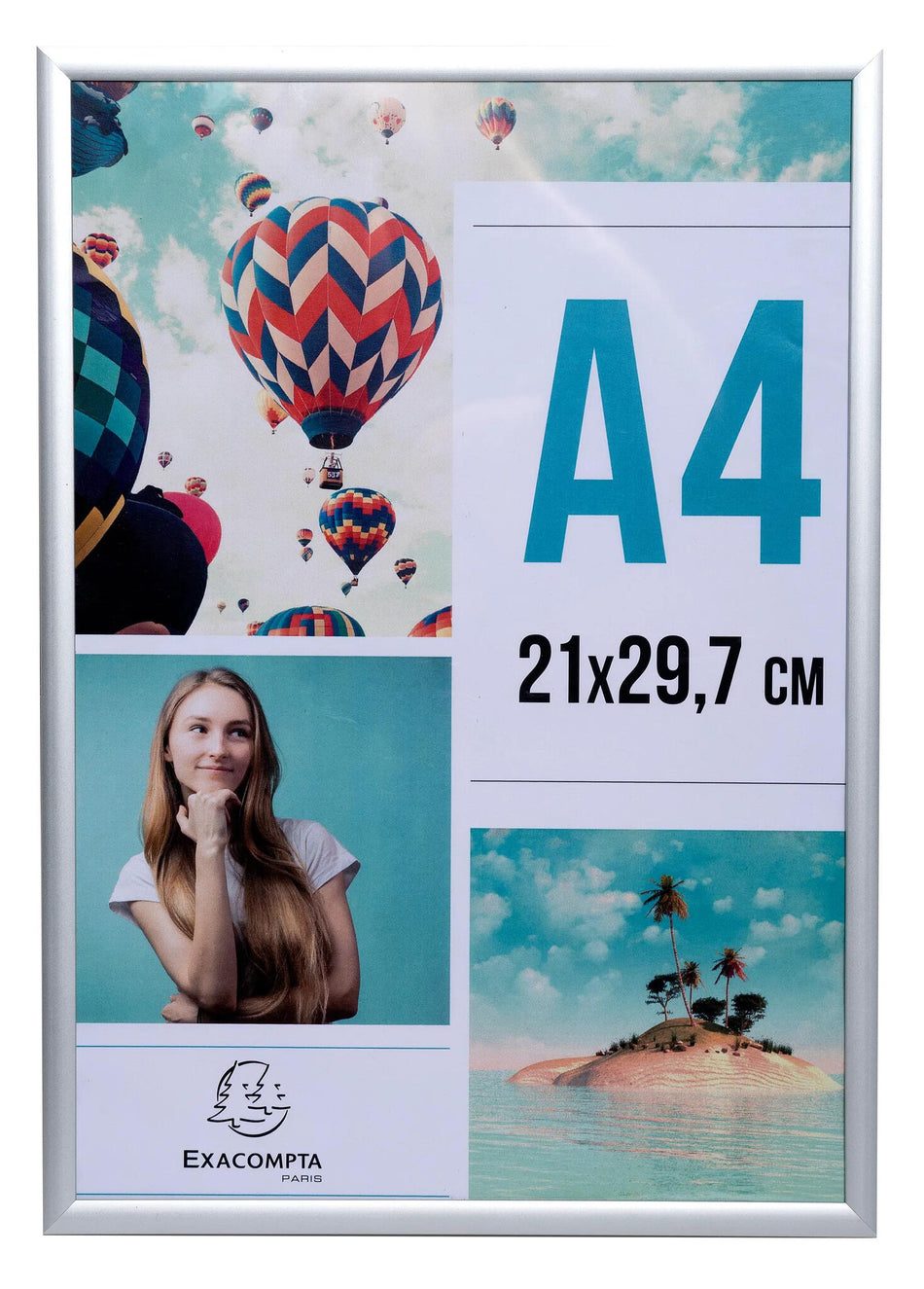 Exacompta Exacryl Single picture frame Silver