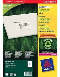 Avery QuickPEEL self-adhesive label White 200 pc(s)