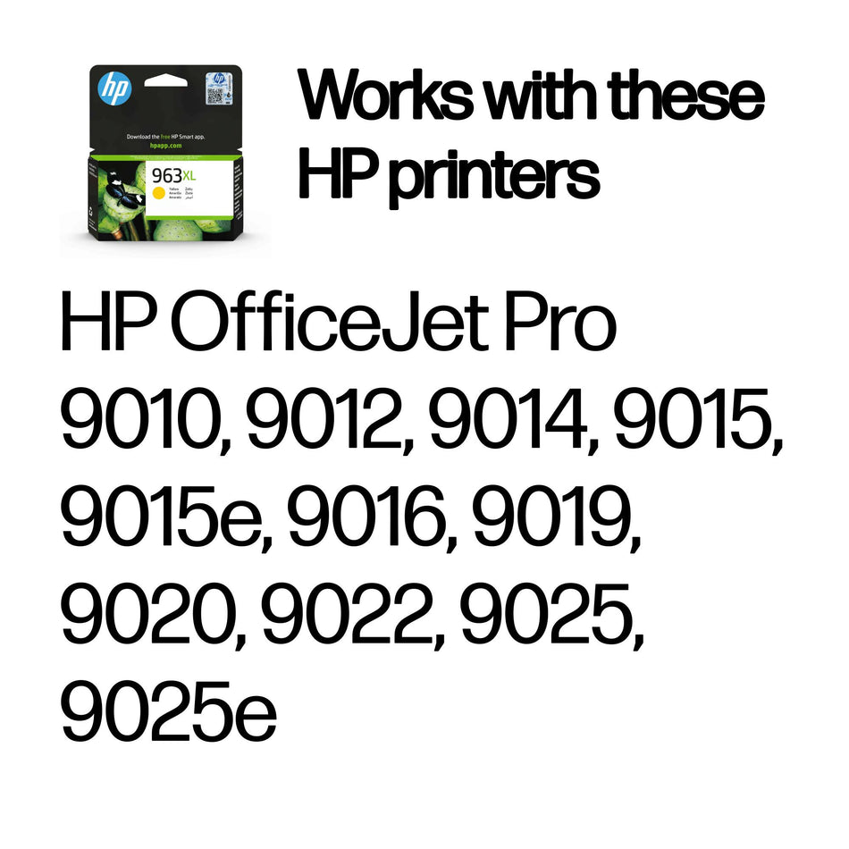 HP 963XL High Yield Yellow Original Ink Cartridge