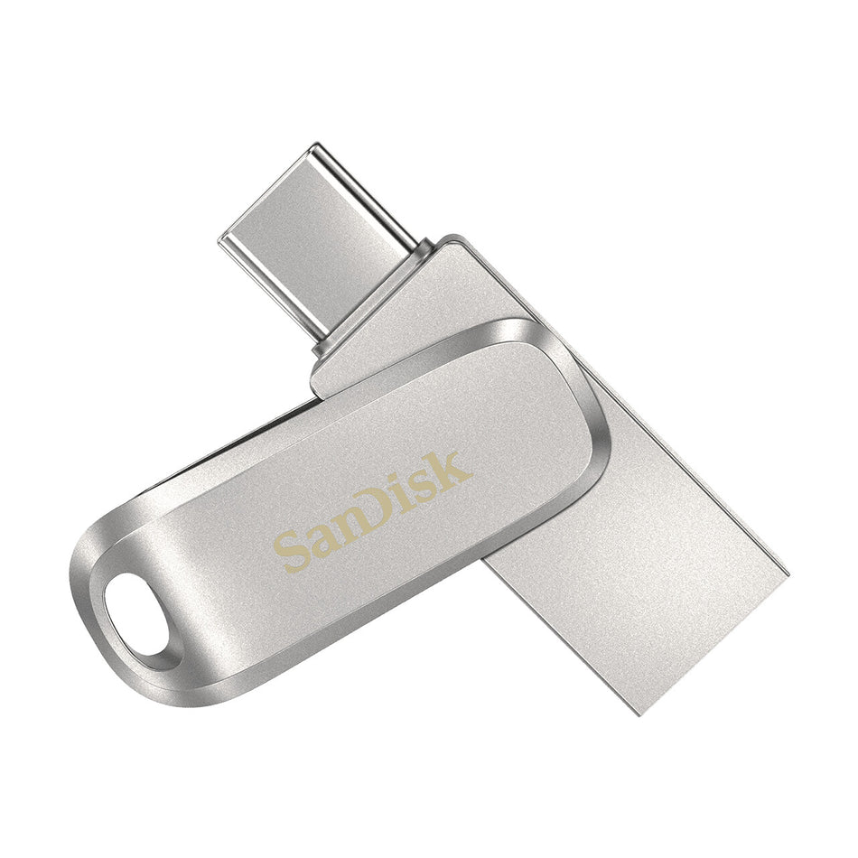 SanDisk Ultra Dual Drive Luxe USB flash drive 32 GB USB Type-A / USB Type-C 3.2 Gen 1 (3.1 Gen 1) Stainless steel