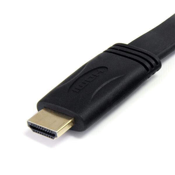 StarTech.com 5m Flat High Speed HDMI® Cable with Ethernet - Ultra HD 4k x 2k HDMI Cable - HDMI to HDMI M/M