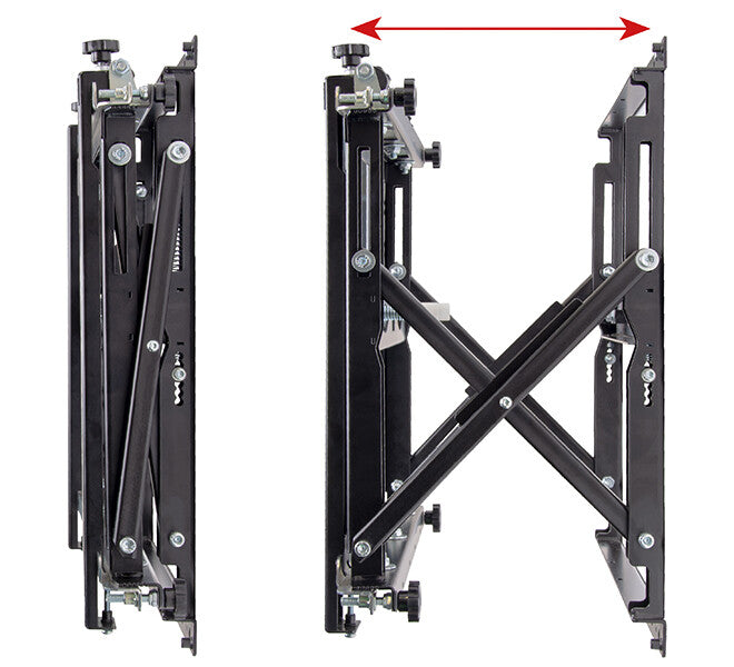 B-Tech Universal Heavy Duty Pop-Out Wall Mount with Micro-Adjustment (VESA 600 x 400)