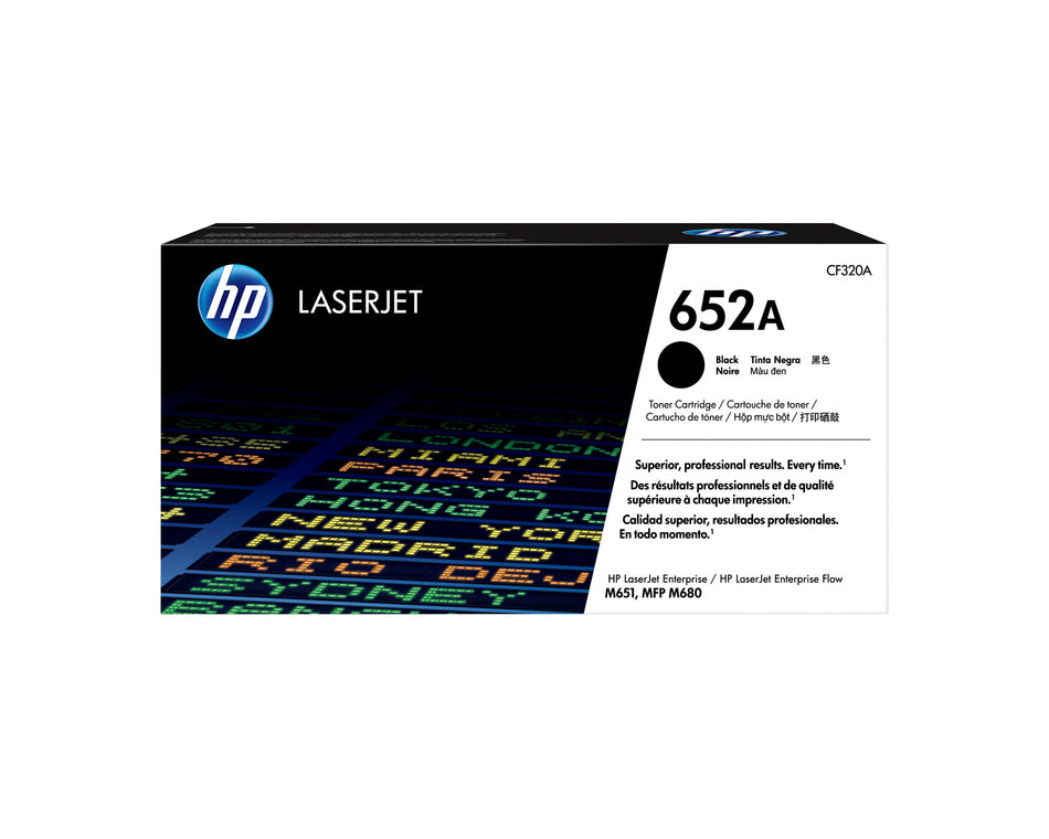 HP 652A Black Original LaserJet Toner Cartridge