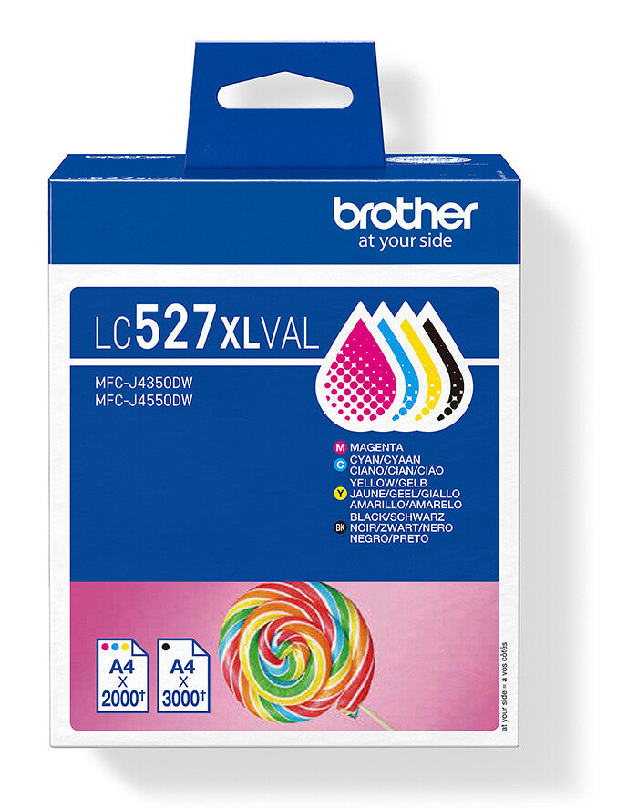Brother Genuine LC527XLVAL Ink Cartridge Value Pack