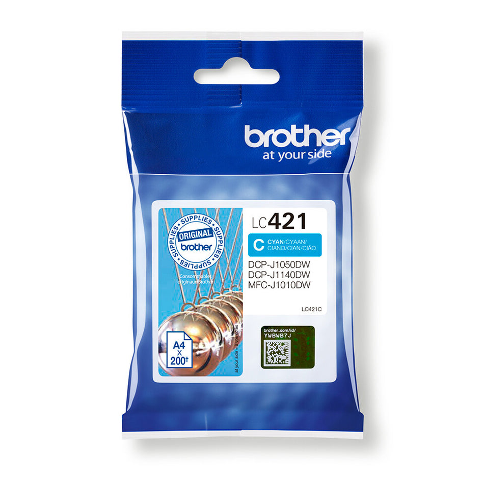 Brother LC421C ink cartridge 1 pc(s) Original Cyan