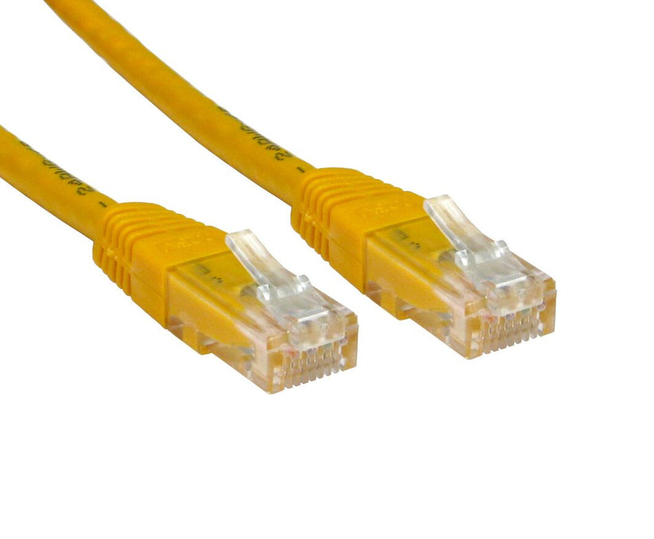 Cables Direct ERT-600Y networking cable Yellow 0.5 m Cat6 U/UTP (UTP)