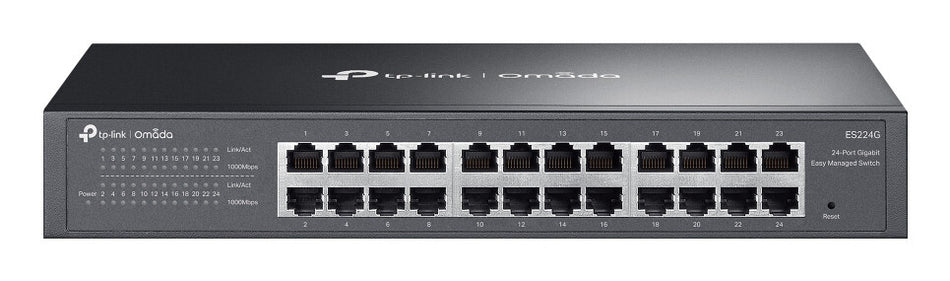 TP-Link Omada ES224G network switch Managed L2 Gigabit Ethernet (10/100/1000) Black