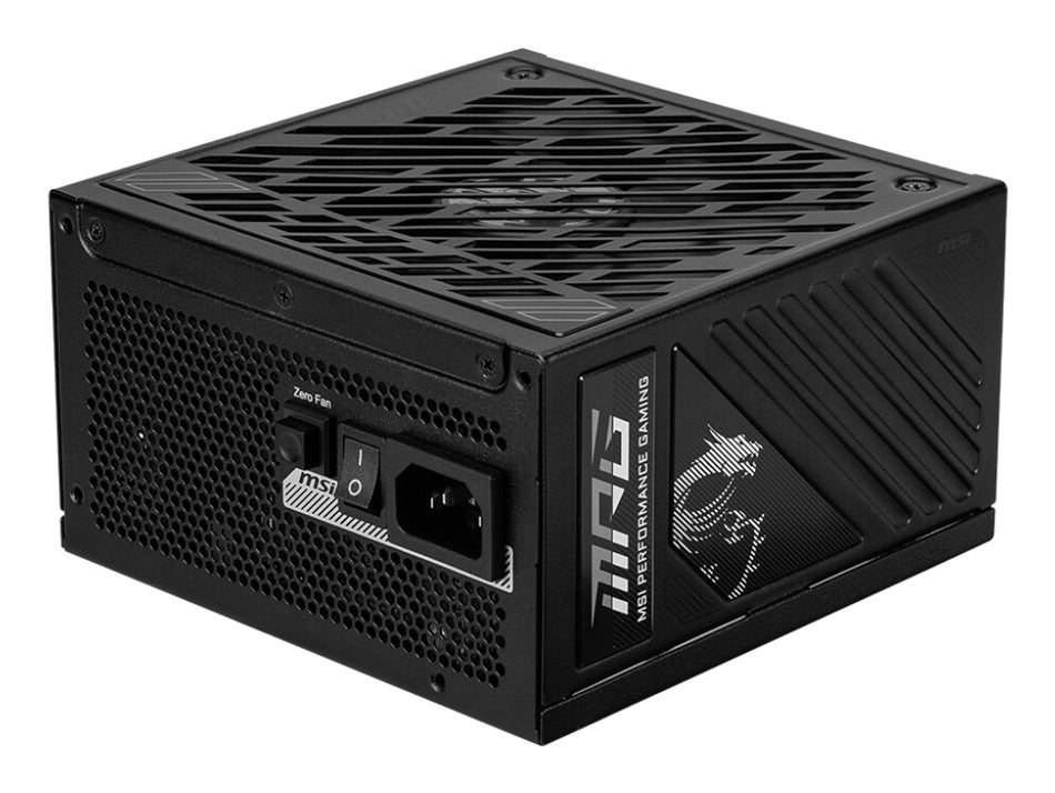 MSI MPG A1250GS PCIE5 power supply unit 1250 W 20+4 pin ATX ATX Black