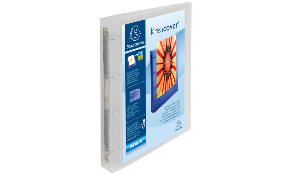 Exacompta 51568E ring binder A4, A4+ Transparent, White