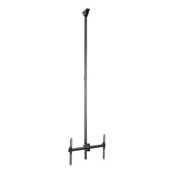 StarTech.com TV Ceiling Mount - Full-Motion Universal Hanging Single Screen Mount with Adjustable Telescopic Long Pole - Tilt / Swivel - VESA Bracket for 32”-75" Displays