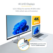 StarTech.com 6ft (1.8m) Premium Certified High Speed HDMI Cable, 4K 60Hz/1440p 144Hz, HDR10/HDCP 2.2/ARC, 18Gbps, UHD HDMI 2.0 Cord for TV/Monitor/Display, TPE Jacket, White