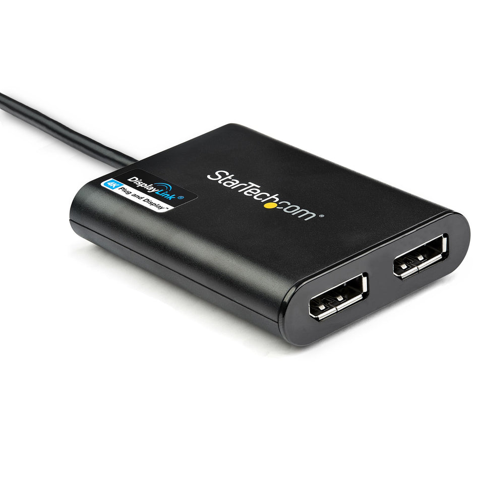 StarTech.com USB 3.0 to Dual DisplayPort Adapter - 4K 60Hz