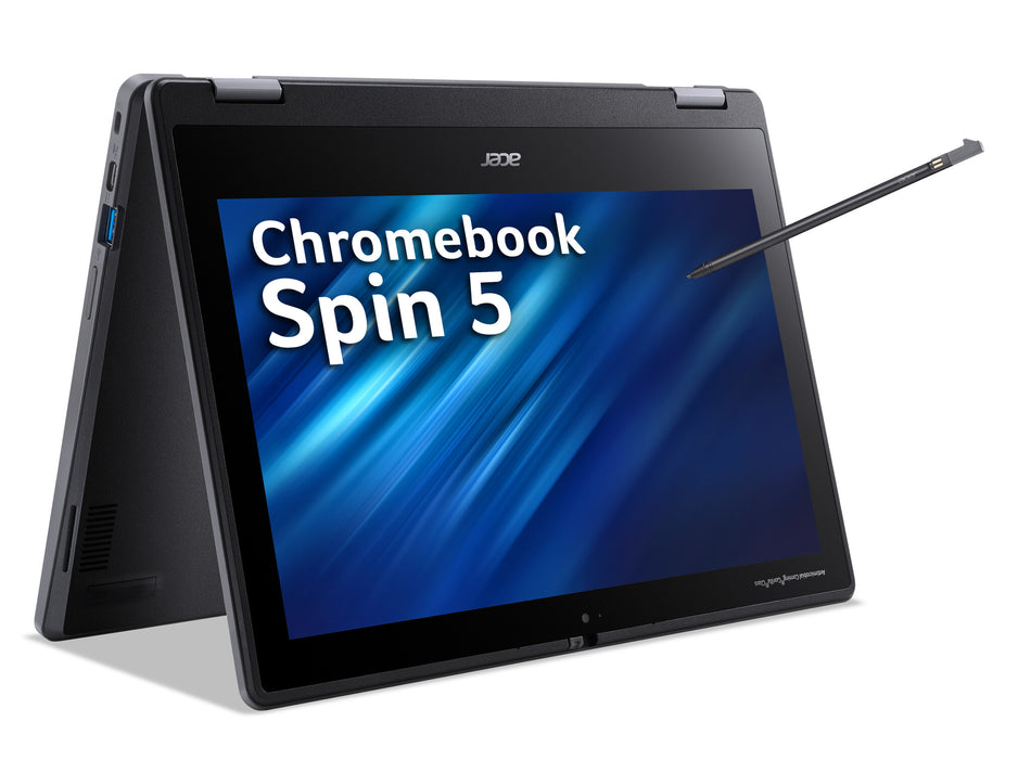 Acer Chromebook SPIN 511 R756TN-TCO N100 4GB/64GB Intel® N 29.5 cm (11.6") Touchscreen HD LPDDR5-SDRAM eMMC Wi-Fi 6E (802.11ax) ChromeOS Black