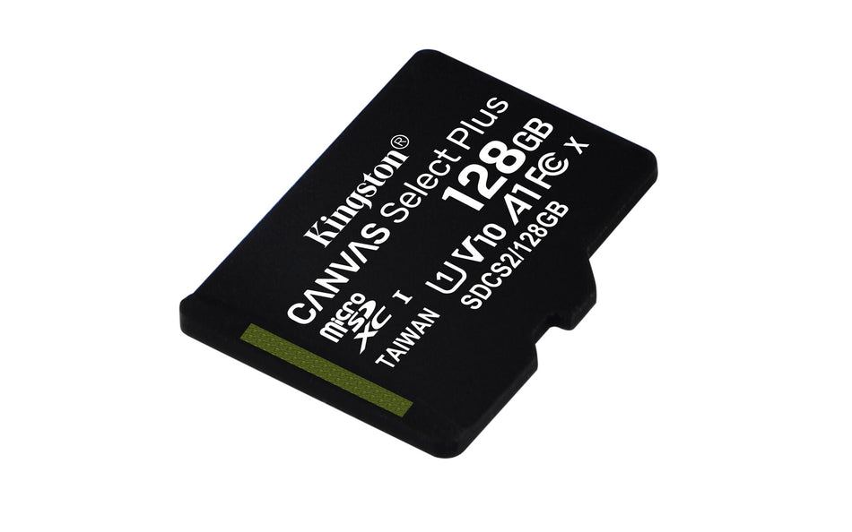 Kingston Technology 128GB micSDXC Canvas Select Plus 100R A1 C10 Single Pack w/o ADP