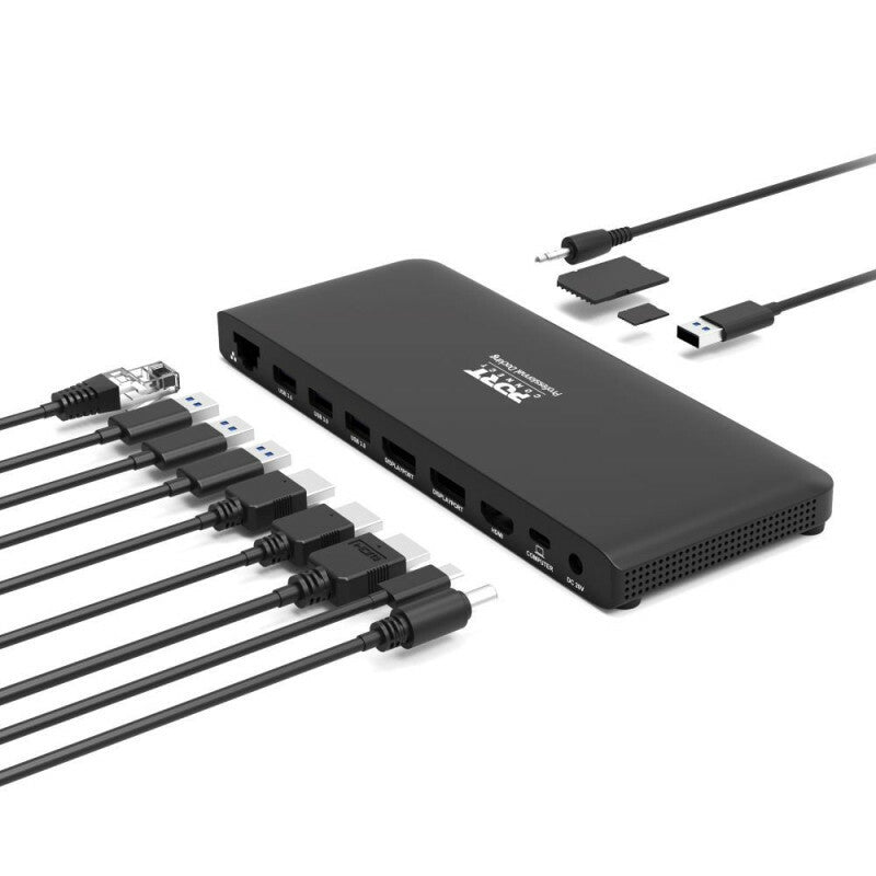 Port Designs 901910W-UK laptop dock/port replicator Wired USB 3.2 Gen 2 (3.1 Gen 2) Type-C Black