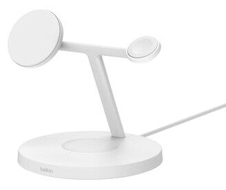 Belkin WIZ032MYWH mobile device charger Universal White Wireless charging Indoor