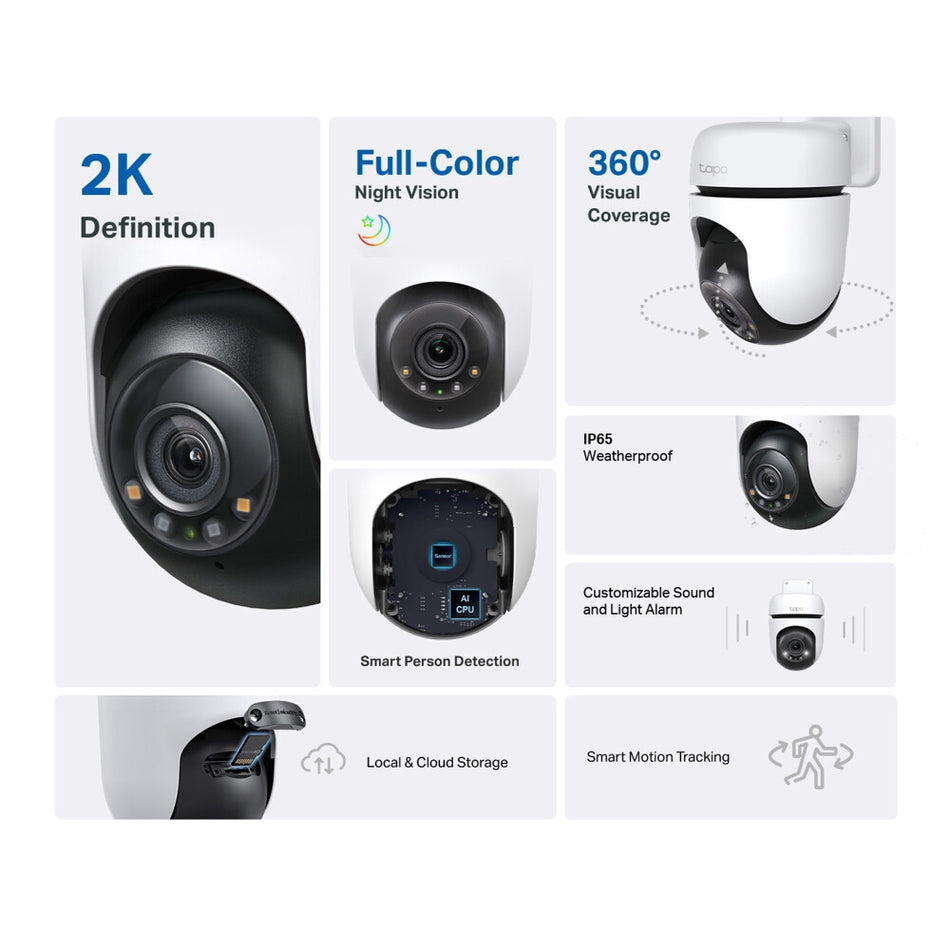 TP-Link Tapo Outdoor Pan/Tilt Security WiFi Camera