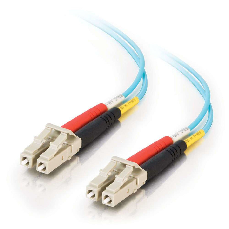 C2G 85554 InfiniBand/fibre optic cable 10 m LC OFNR Turquoise