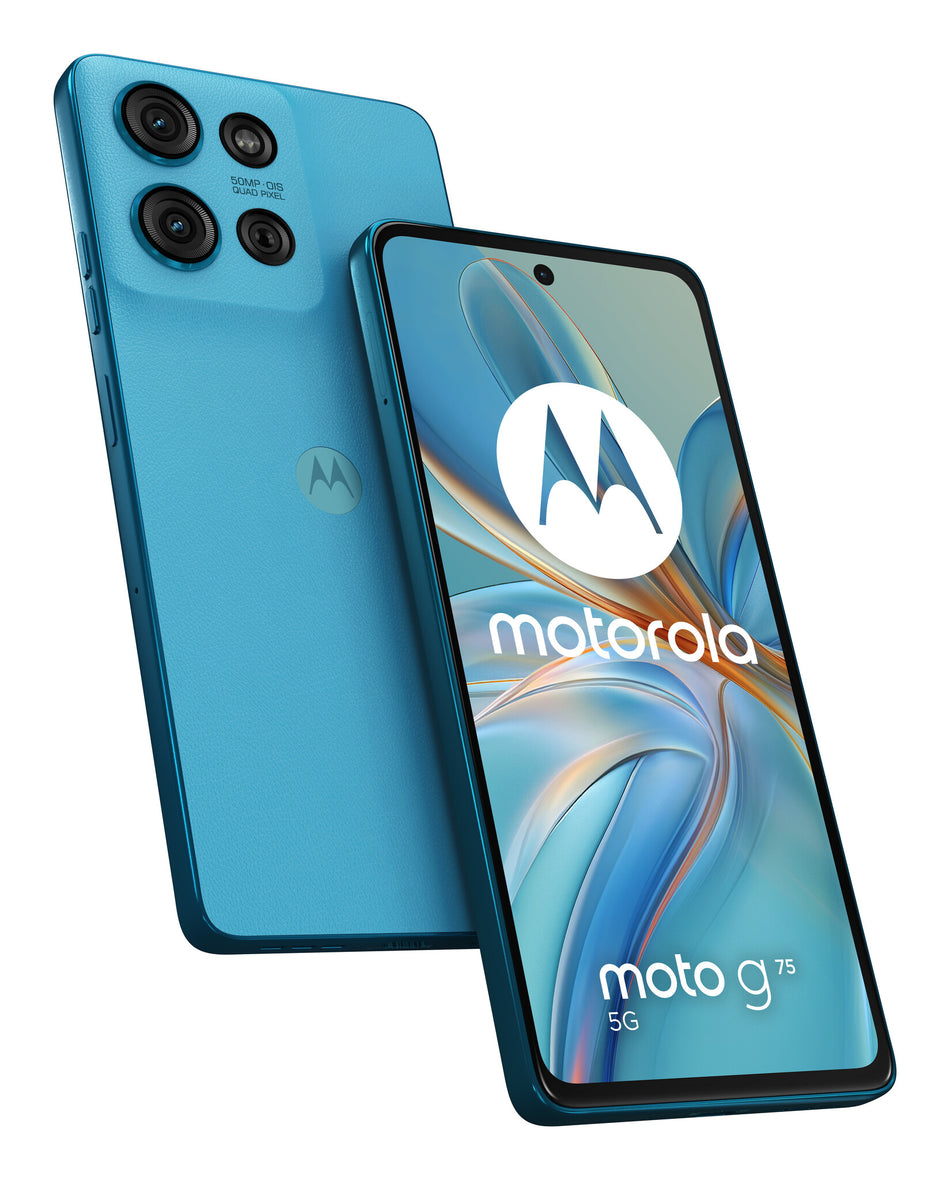 Motorola moto G75 5G 17.2 cm (6.78") Hybrid Dual SIM Android 14 USB Type-C 8 GB 256 GB 5000 mAh Blue