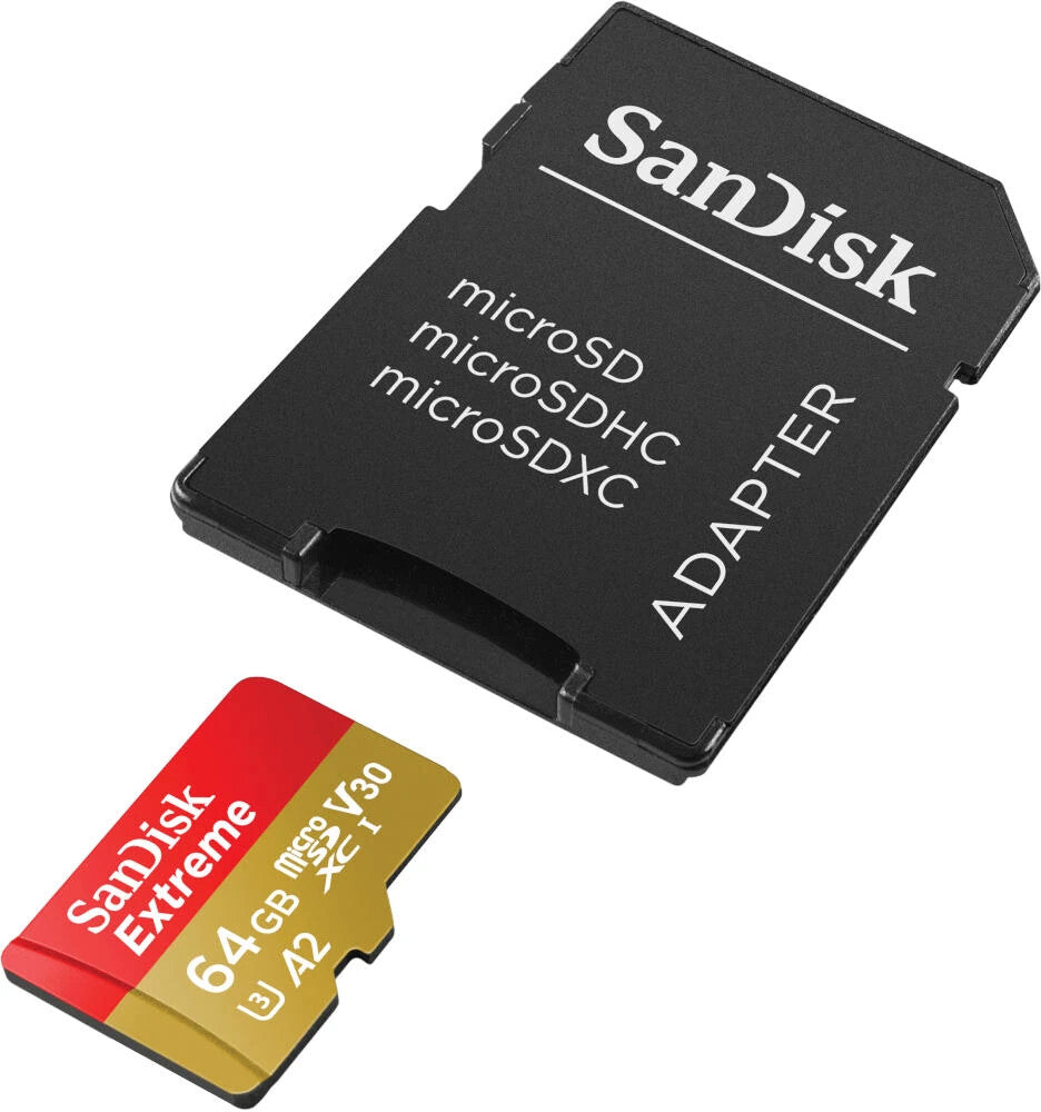 SanDisk Extreme 64 GB MicroSDXC UHS-I Class 10