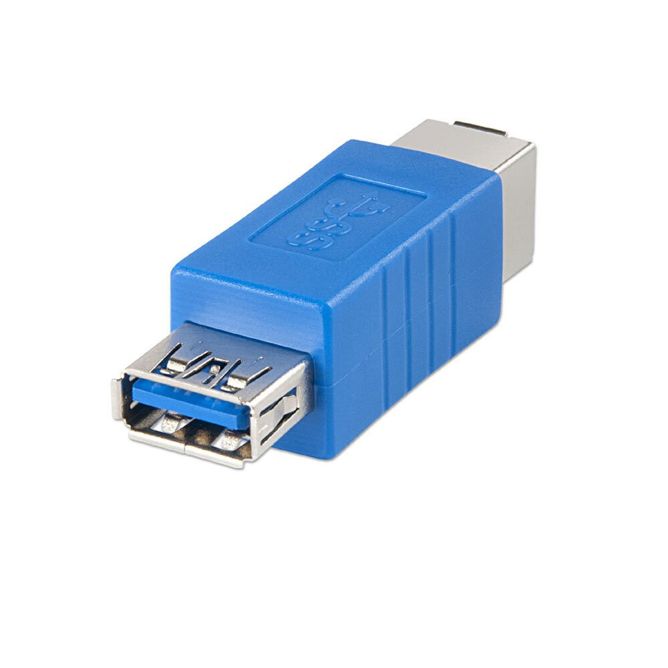 Lindy USB 3.2 Adapter, USB A Female to B Female