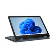 Lenovo 300w 2-in-1 Gen 5 Intel® N N150 Hybrid (2-in-1) 29.5 cm (11.6") Touchscreen HD 8 GB LPDDR5-SDRAM 128 GB UFS Wi-Fi 6E (802.11ax) Windows 11 Pro English Grey