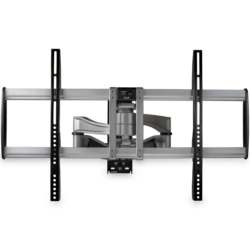 StarTech.com Full Motion TV Wall Mount - Heavy Duty Articulating TV Wall Mount Bracket for 32" to 75" (165lb/75kg) VESA Display - Universal Adjustable Tilt/Swivel Flat Screen Arm - Silver