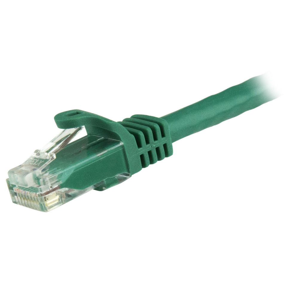 StarTech.com 1.5m CAT6 Ethernet Cable - Green CAT 6 Gigabit Ethernet Wire -650MHz 100W PoE RJ45 UTP Network/Patch Cord Snagless w/Strain Relief Fluke Tested/Wiring is UL Certified/TIA