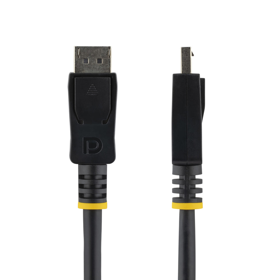 StarTech.com 5m (15ft) DisplayPort 1.2 Cable - 4K x 2K Ultra HD VESA Certified DisplayPort Cable - DP to DP Cable for Monitor - DP Video/Display Cord - Latching DP Connectors