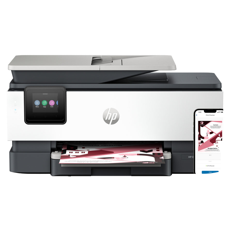 HP OfficeJet Pro 8122e Wireless All-in-One Color Printer, Instant Ink; Two-sided printing