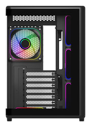 Cooler Master Elite 600 Midi Tower Black, Transparent