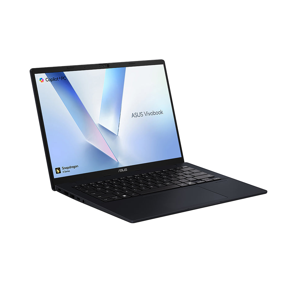 ASUS Vivobook 16 X1607QA-MB005W Copilot+ PC Qualcomm Snapdragon X1-26-100 Laptop 40.6 cm (16") WUXGA 16 GB LPDDR5x-SDRAM 512 GB SSD Wi-Fi 6E (802.11ax) Windows 11 Home UK English Blue