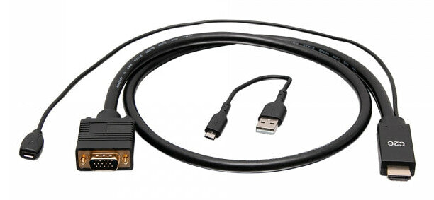 C2G 1.8m HDMI to VGA Active Video Adapter Cable - 1080p
