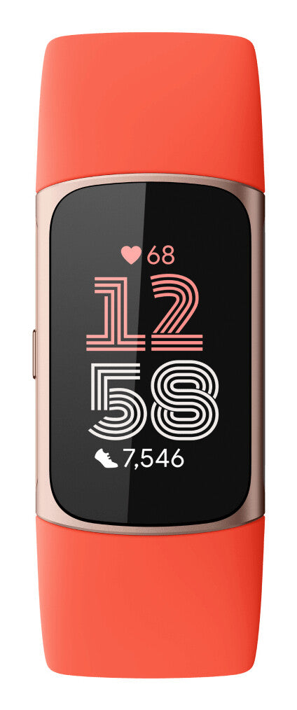 Fitbit Charge 6 AMOLED Wristband activity tracker Champagne, Gold
