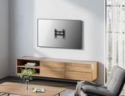 Manhattan Wall Mount for TV & Monitors (Fixed Ultra Slim), For screens 23" to 42", VESA compatibility: all between 75x75mm to 200x200mm - check the dimensions of the four mounting holes on back of screen to ensure it fits, Max 45kg, Black, Bracket