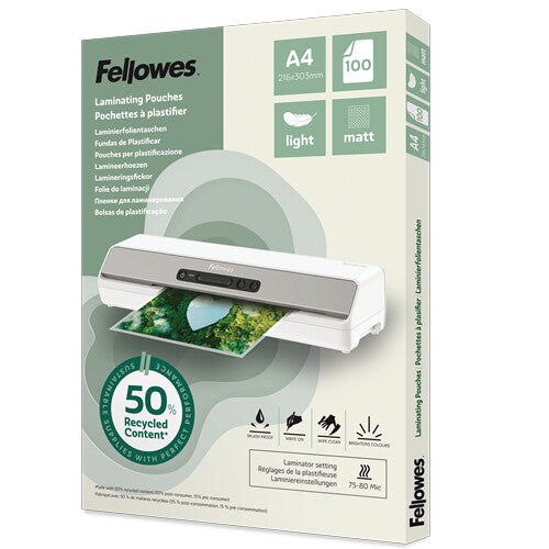 Fellowes 100143435 laminator pouch 100 pc(s)