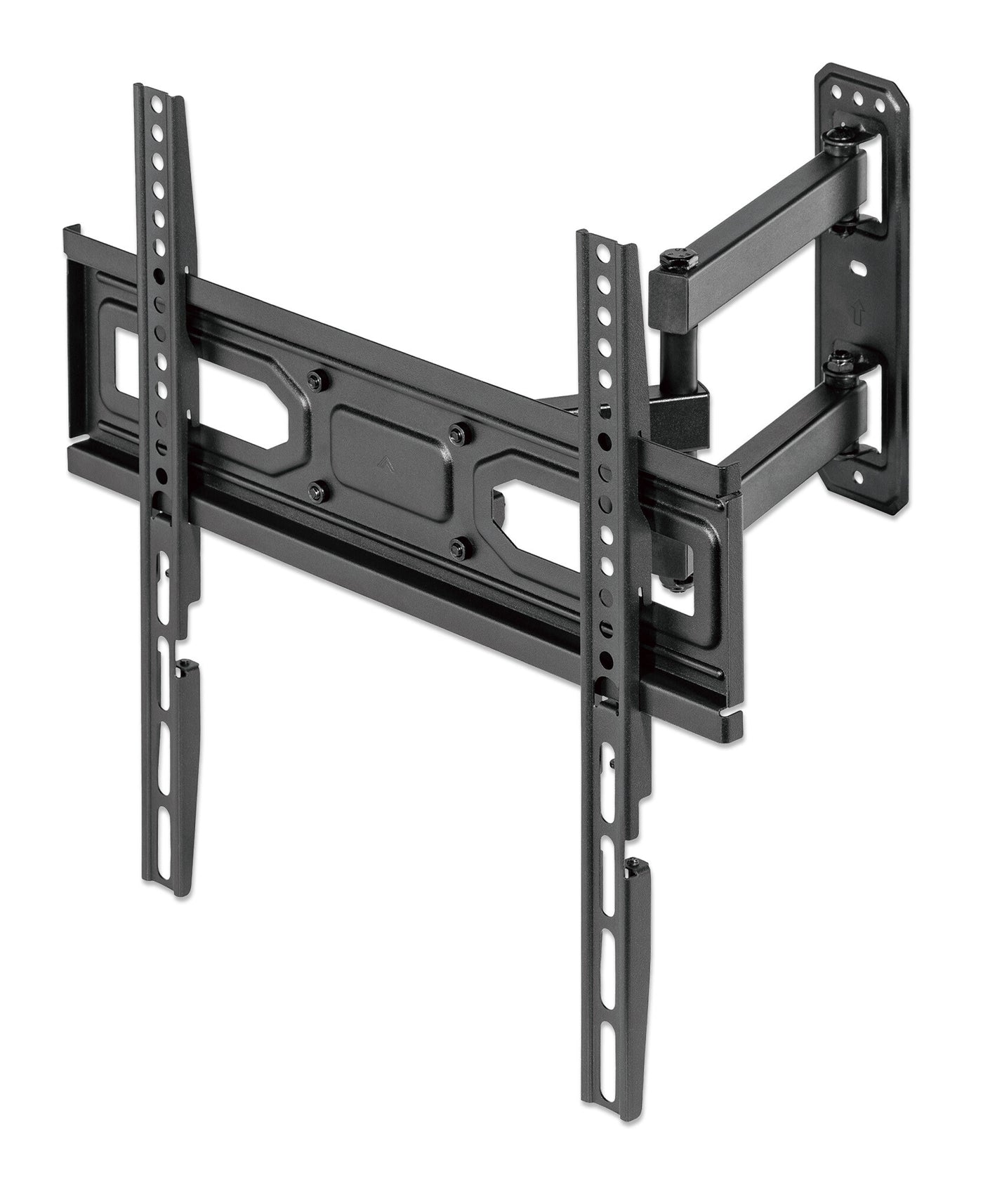 Manhattan Wall Mount for TV & Monitors (Full Motion), For screens 32" to 55", VESA compatibility: all between 100x100mm to 400x400mm - check the dimensions of the four mounting holes on back of screen to ensure it fits, Max 35kg, Black, Bracket