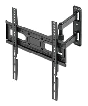Manhattan Wall Mount for TV & Monitors (Full Motion), For screens 32" to 55", VESA compatibility: all between 100x100mm to 400x400mm - check the dimensions of the four mounting holes on back of screen to ensure it fits, Max 35kg, Black, Bracket