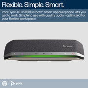 HP Poly Sync 40 Microsoft Teams Certified Speakerphone