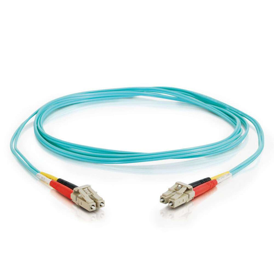 C2G 85554 InfiniBand/fibre optic cable 10 m LC OFNR Turquoise