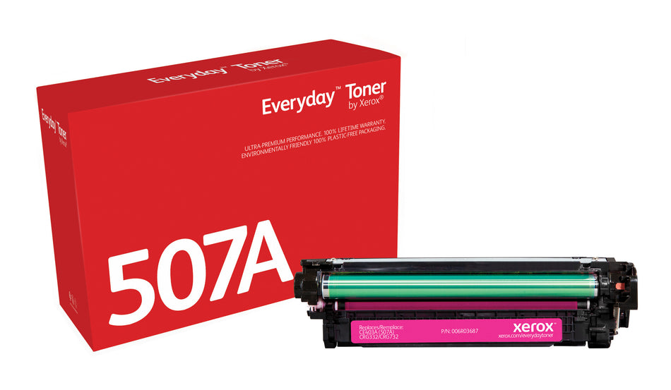 Everyday ™ Magenta Toner by Xerox compatible with HP 507A (CE403A), Standard capacity