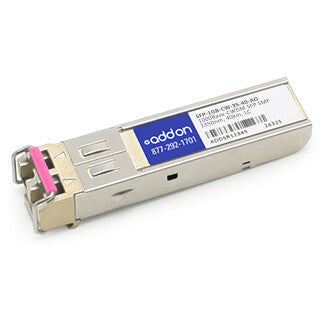 AddOn Networks SFP-1GB-CW-43-80-AO network transceiver module Fiber optic 1000 Mbit/s 1430 nm