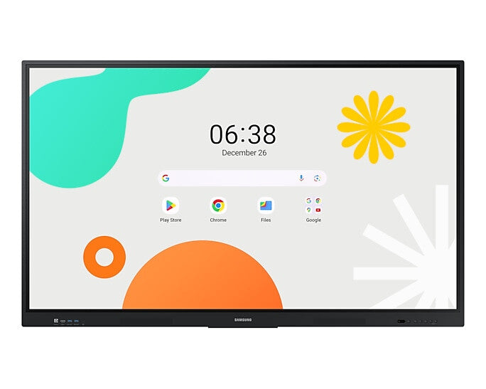 Samsung LH75WAFWLGCXEN interactive whiteboard 190.5 cm (75") 3840 x 2160 pixels Touchscreen Black