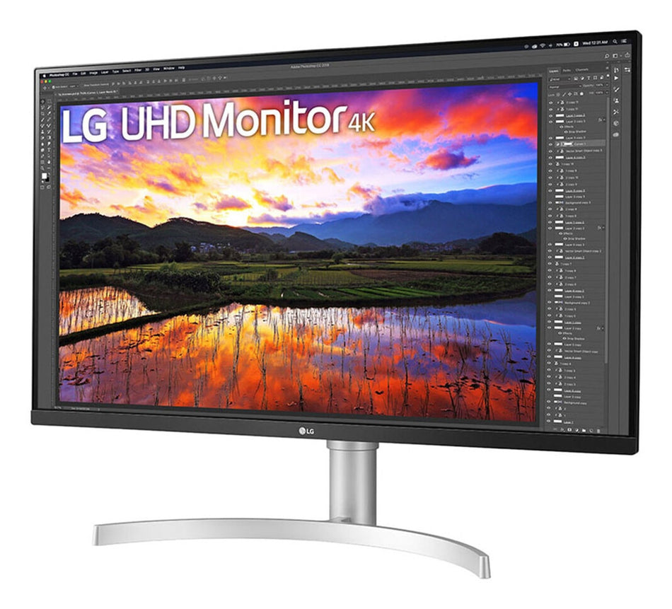 LG 32UN650K-W computer monitor 81.3 cm (32") 3840 x 2160 pixels 4K Ultra HD LED White