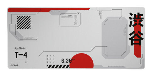 Trust GXT 759 XXL Gaming mouse pad Black, Grey, Red, White
