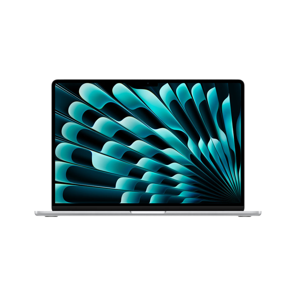 Apple MacBook Air 15-inch : M3 chip with 8-core CPU and 10-core GPU, 16GB, 256GB SSD - Silver