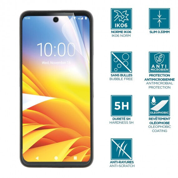 Mobilis 036341 mobile phone screen/back protector Clear screen protector Zebra 1 pc(s)